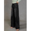 image:imageSidefeel Womens Wide Leg Jeans High Waisted Stretchy Baggy Denim PantsBlack
