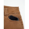 image:imageSidefeel Womens Wide Leg Jeans High Waisted Stretchy Baggy Denim PantsBrown