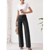 image:imageSidefeel Womens Wide Leg Jeans High Waisted Stretchy Baggy Trendy Denim PantsBlack
