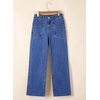 image:imageSidefeel Womens Wide Leg Jeans High Waisted Stretchy Baggy Trendy Denim PantsBlue