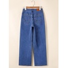 image:imageSidefeel Womens Wide Leg Jeans High Waisted Stretchy Baggy Trendy Denim PantsBlue
