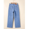 image:imageSidefeel Womens Wide Leg Jeans High Waisted Stretchy Baggy Trendy Denim PantsLight Blue
