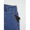 image:imageSidefeel Womens Wide Leg Jeans High Waisted Stretchy Straight Leg Trendy Loose Ankle Denim Pants with Patch PocketsBlue