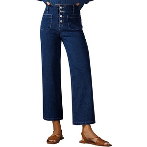 image:imageSidefeel Womens Wide Leg Jeans High Waisted Jeans  Stretchy Denim Pants Loose School Trendy Clothes Casual Work Outfits Teacher Outfits Straight LegBluing