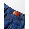 image:imageSidefeel Womens Cargo Pocket Straight Denim Skirt  Above Knee Length CasualPatch PocketsHigh WaistedStretch DenimCasual WearDark Blue