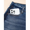 image:imageSidefeel Womens Baggy Jeans High Waisted Stretchy Wide Leg Jeans Color Block Patchwork Barrel Loose Denim PantsBlue
