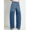 image:imageSidefeel Womens Baggy Jeans High Waisted Stretchy Wide Leg Jeans Color Block Patchwork Barrel Loose Denim PantsLight Blue