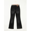 image:imageSidefeel Womens Flare Jeans High Waisted Wide Leg Stretchy Bell Bottom Front Pockets Denim PantsBlack