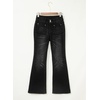 image:imageSidefeel Womens Flare Jeans High Waisted Wide Leg Stretchy Bell Bottom Front Pockets Denim PantsBlack