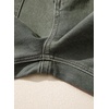 image:imageSidefeel Womens Wide Leg High Waisted Jeans  Front Flap Pockets Breathable Stretchy Denim PantsFull LengthRelaxed Loose FitCasual Daily WearGreen