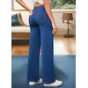 image:imageSidefeel Womens Wide Leg Jeans High Waisted Tummy Control Soft Stretchy Comfort Fit Pull On Denim PantsSolid Light Blue