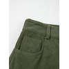 image:imageSidefeel Womens Fall High Waisted Corduroy Mini Skirts  Elastic WaistDouble Button ClosureTummy ControlPocketsSkirts with Builtin ShortsWarm and CozyFall OutfitGreen