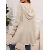 image:imageSidefeel Hooded Cardigan Sweaters for Women Fall OutfitsApricot