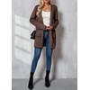 image:imageSidefeel Hooded Cardigan Sweaters for Women Fall OutfitsBrown