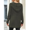 image:imageSidefeel Hooded Cardigan Sweaters for Women Fall OutfitsGreen