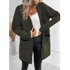 image:imageSidefeel Hooded Cardigan Sweaters for Women Fall OutfitsGreen