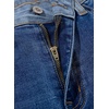image:imageSidefeel Jeans for Women Trendy High Waisted Patched Waist Straight Leg Button Down Stretchy Denim PantsDark Blue