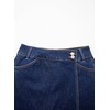 image:imageSidefeel Skorts for Woman Casual High Waisted Stretchy Jean Shorts Trendy Asymmetrical Summer Denim Mini Skirts with PocketsBluing