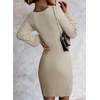 image:imageSidefeel Sweater Dress for Women 2026 Fall ClothesGray