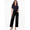 image:imageSidefeel Wide Leg Jeans for Women High Waisted Stretchy Ankle Denim PantsBlack