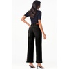 image:imageSidefeel Wide Leg Jeans for Women High Waisted Stretchy Ankle Denim PantsBlack
