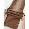 image:imageSidefeel Wide Leg Jeans for Women High Waisted Stretchy Ankle Denim PantsBrown