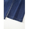 image:imageSidefeel Wide Leg Jeans for Women High Waisted Stretchy Ankle Denim PantsDark Blue
