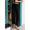 image:imageSidefeel Womens Drawstring Corduroy Barrel PantsBlack