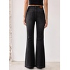 image:imageSidefeel Womens High Waisted Flare JeansBlack