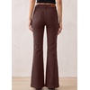 image:imageSidefeel Womens High Waisted Flare JeansChicory Coffee