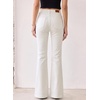 image:imageSidefeel Womens High Waisted Flare JeansWhite