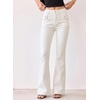 image:imageSidefeel Womens High Waisted Flare JeansWhite