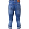 image:imageSidefeel Womens High Waisted Skinny Capri Pants Cropped JeansDark Blue