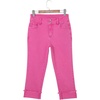 image:imageSidefeel Womens High Waisted Skinny Capri Pants Cropped JeansRose Red