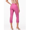 image:imageSidefeel Womens High Waisted Skinny Capri Pants Cropped JeansRose Red