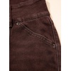 image:imageSidefeel Womens High Waisted Wide Leg Stretchy JeansCoffee