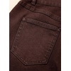 image:imageSidefeel Womens High Waisted Wide Leg Stretchy JeansCoffee