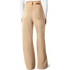 image:imageSidefeel Womens High Waisted Wide Leg Stretchy JeansKhaki