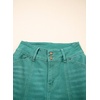 image:imageSidefeel Womens High Waisted Wide Leg Stretchy JeansLake Green
