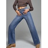image:imageSidefeel Womens High Waisted Wide Leg Stretchy JeansLight Blue