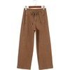 image:imageSidefeel Womens Jeans Drawstring Barrel Denim PantsBrown