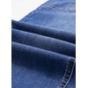 image:imageSidefeel Womens Jeans High Waisted Elastic Straight Leg Stretchy Drawstring Trendy Wide Leg Loose Pull On Denim PantsBlue