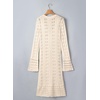 image:imageSidefeel Womens Long Cardigans Lightweight Kimonos Long Sleeve SweatersBeige
