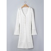 image:imageSidefeel Womens Long Cardigans Lightweight Kimonos Long Sleeve SweatersWhite