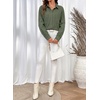image:imageSidefeel Womens Long Sleeve Button Down Denim ShirtGreen