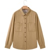 image:imageSidefeel Womens Long Sleeve Button Down Denim ShirtKhaki