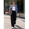 image:imageSidefeel Womens Long Sleeve Button Down Denim ShirtLight Blue