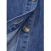 image:imageSidefeel Womens Long Sleeve Peter Pan Collar Denim ShirtBlue