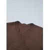 image:imageSidefeel Womens Long Sleeve Wave Wrap V Neck Tie Front Cardigan SweatersBrown