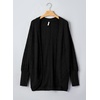 image:imageSidefeel Womens Oversized Cardigan Sweaters Boho Lightweight SweaterBlack